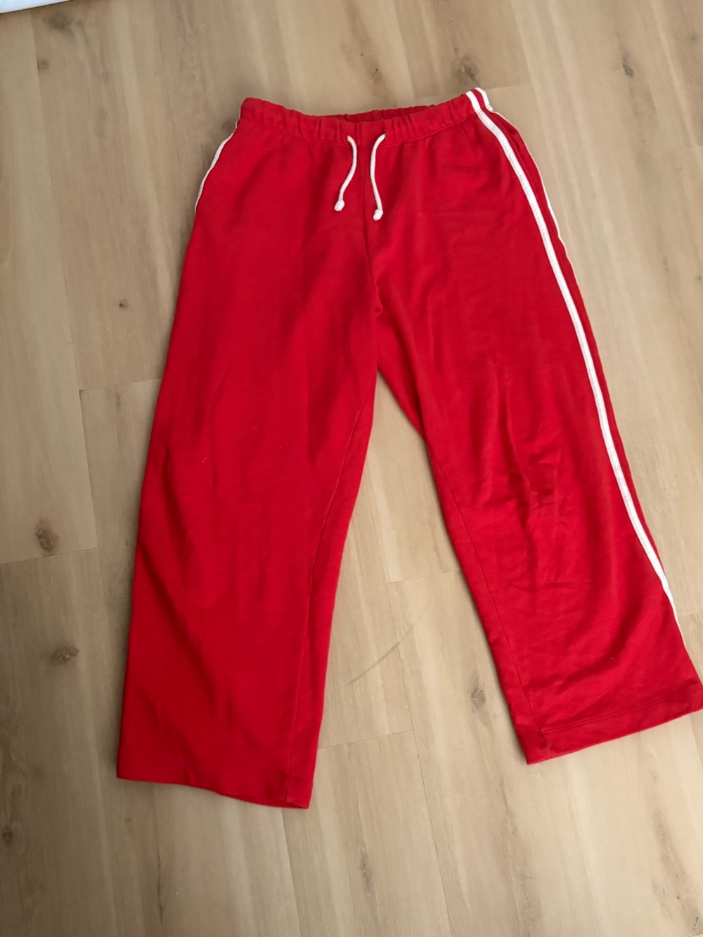 Donni The Eco-Terry Stripe Crop Pant - Picture 3 of 6